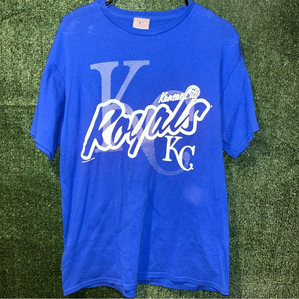 Kansas City Royals Vintage Y2K Blue Shirt L MLB KC